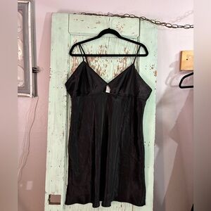 Morgan Taylor Black slip Chemise dress